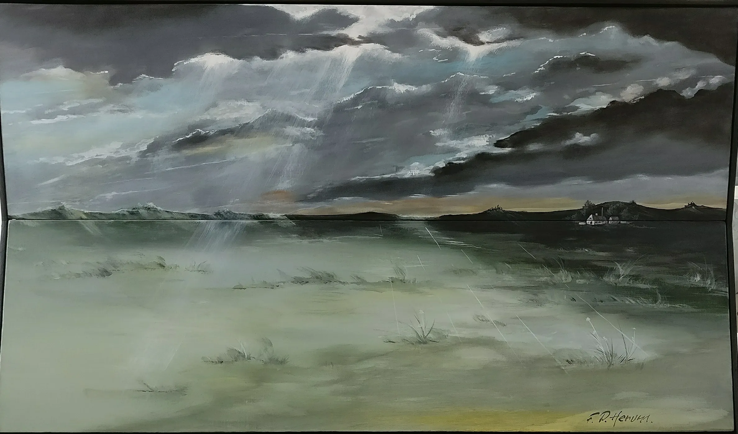 Maleri nr 119 70 cm X 120 cm